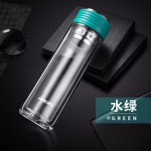 哈尔斯乐享双层玻璃杯350ML HBL-350-45