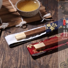 呈意文化·随行布袋装 随身旅行筷单装精品红木筷子