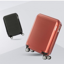 Samsonite/新秀丽拉杆箱时尚几何创新设计行李箱旅行箱硬质男女款  暗橙色 20英寸 AZ9*55001