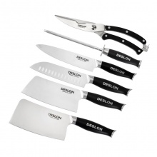 德世朗（DESLON）钼钒钢厨房刀具12件套莱茵至尊家族十二新作 E-LY-TZ001-12A