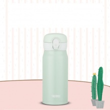 膳魔师（THERMOS）保温杯316不锈钢便携推推杯400ml TCMC-400S