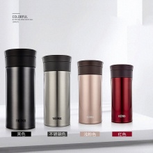 膳魔师（THERMOS）高真空不锈钢经典大口径办公便携保温保冷杯400ml TCMA-400