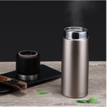 德国LEASY领致茶水分离泡茶高档商务保温杯男便携随手杯过滤不锈钢水杯子茶杯礼品礼盒装带茶隔保温杯 尊享版