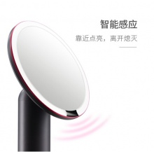 AMIRO 化妆镜子 LED带灯美容镜高清智能日光镜台式美妆镜 化妆补光专用