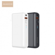 美能格（MAXCO）领航者移动电源10000毫安带插头可收纳插脚PD20W/22.5W快充MPB-A01