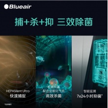 布鲁雅尔（Blueair）7440i家用空气净化器 去除细菌除甲醛VOC雾霾 白色