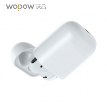 沃品（WOPOW）AirBass 无线蓝牙耳机长续航入耳式真无线跑步运动双耳白色