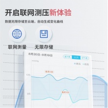 有品(PICOOC)医用家用上臂式智能电子血压计WIFI全新升级充电款高血压测量仪 超清大屏语音播报