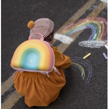 幼儿园书包儿童小班3岁5岁女孩男童宝宝可爱彩虹背包梦想系列