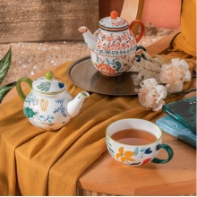 JOYYE茶具套装花园单人手绘家用花园/绘彩单人茶具套装