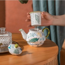 JOYYE茶具套装花园单人手绘家用花园/绘彩单人茶具套装