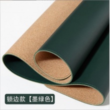软木双面鼠标垫超大环保PU皮革书桌垫笔记本电脑办公桌垫防水