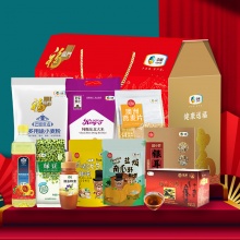 中粮家宴营养家D金盈绿豆红糙米东北大米面油杂粮礼盒通用礼包