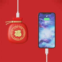 福袋暖手宝国潮礼品USB充电暖手二合一迷你随身暖宝宝冬季保暖 6000mA