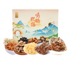 姚朵朵鸣鹤迎福菌菇干货礼盒765g