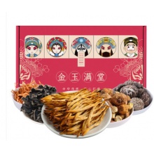 姚朵朵 金玉满堂660g 木耳花菇蛹虫草黄花菜 企业福利 节日礼盒