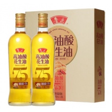 鲁花高油酸花生油 750ml*2瓶礼盒装