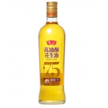 鲁花高油酸花生油 750ml*2瓶礼盒装