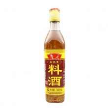 鲁花自然香料酒500ML 酿造料酒 厨房调味品 烹饪家用调料调味料