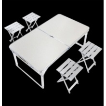汉乐美途铝合金折叠桌椅套装