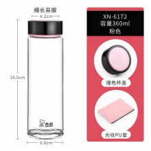 希诺单层加厚玻璃杯360ml