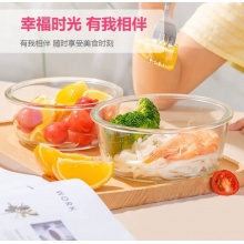 鸿运系列高硼硅玻璃保鲜盒四件套