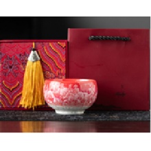 OPUS岩石保温杯茶叶罐冰花釉罗汉杯礼盒套装